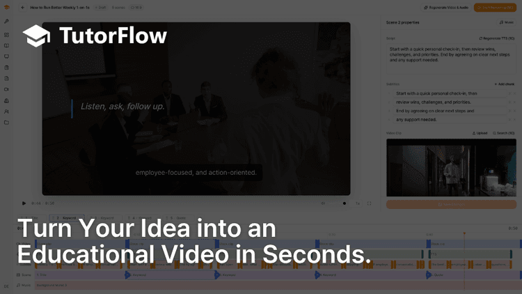TutorFlow Video Generator Beta: Create AI-Powered Educational Videos ...