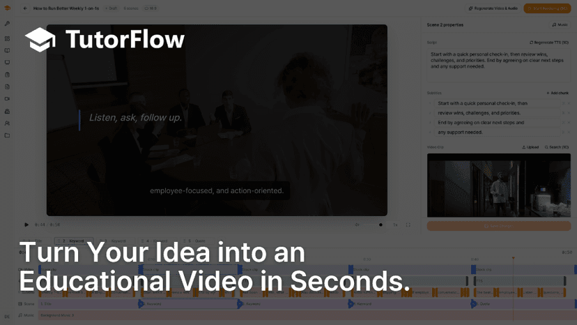 TutorFlow Video Generator Beta: Create AI-Powered Educational Videos ...