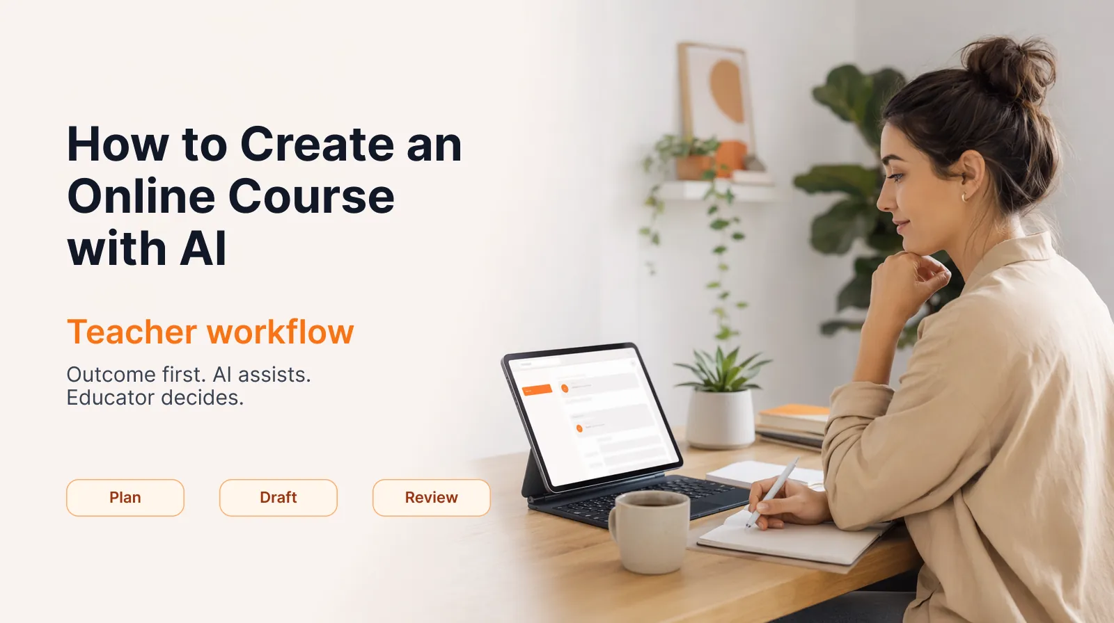 How to Create an Online Course with AI in 2026: A Teacher Workflow
